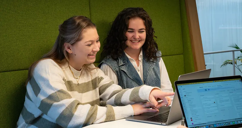 Collega's Lynn en Renee