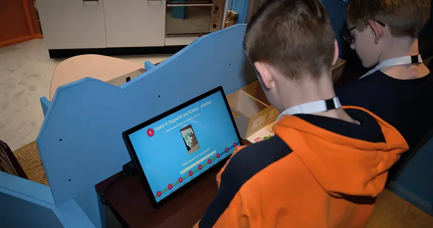 Kinderen tijdens TechNiChallenge