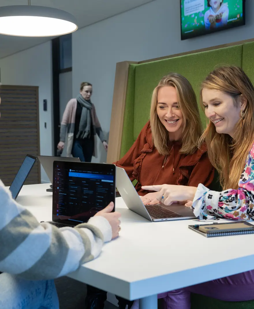 Collega's in overleg