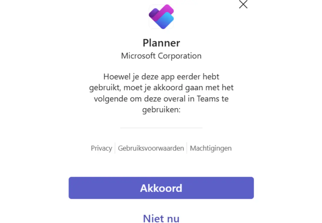 Pop-up Planner