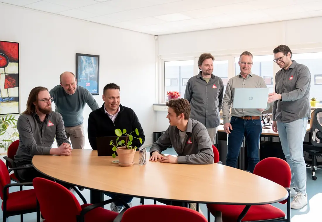 Collega's Barry, Martijn en Lex + KBA collega's