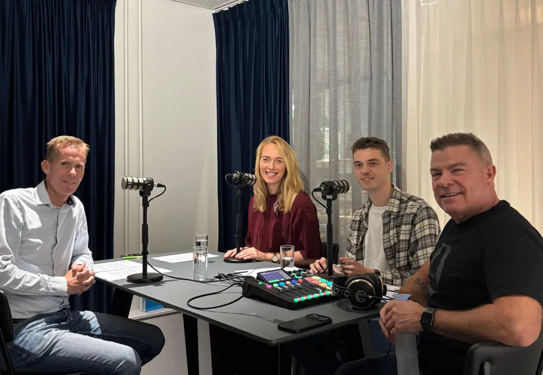 Sanne, Peter, Barry, Johan, Rajendra en Jos